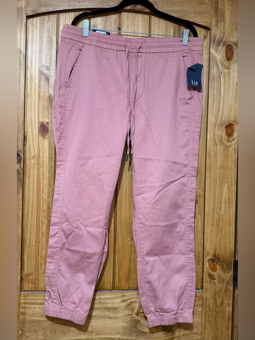 GAP Women's Rose Pink Drawstring Jogger Pants